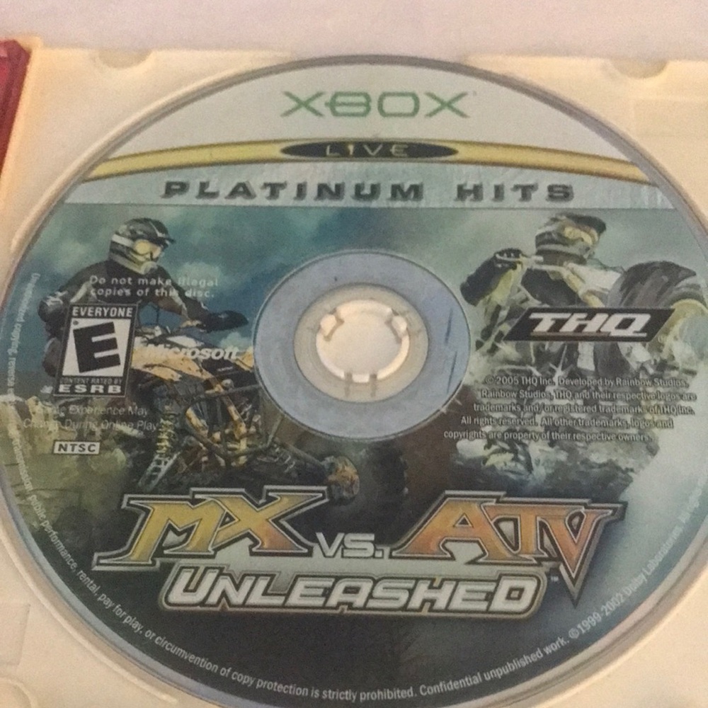 Xbox MX vs. ATV Unleashed (Platinum Hits) - Green Disc